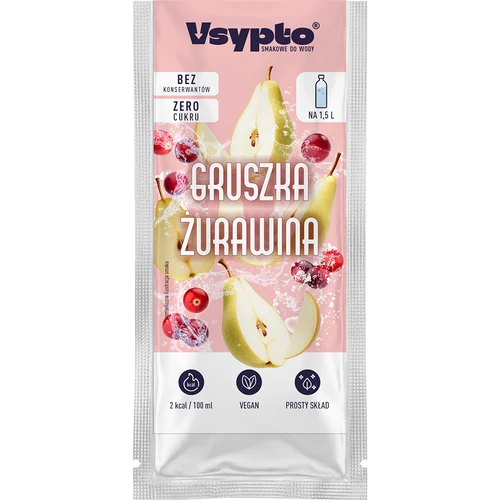 VSYPTO с вкус на круша и червена боровинка, 9 g - 2