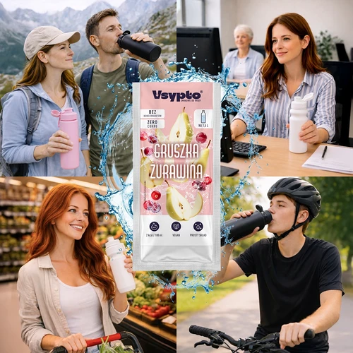 VSYPTO с вкус на круша и червена боровинка, 9 g - 8