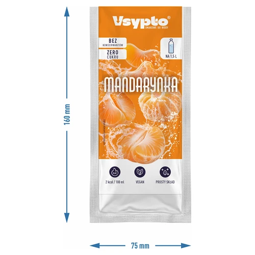VSYPTO с вкус на мандарина, 9 g - 4