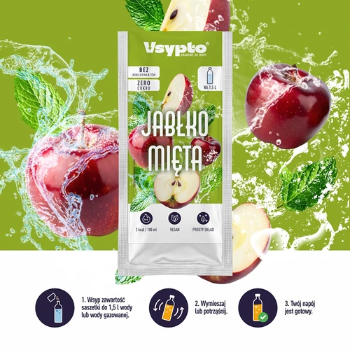 VSYPTO с вкус Ябълка и Мента, 9 g - 6
