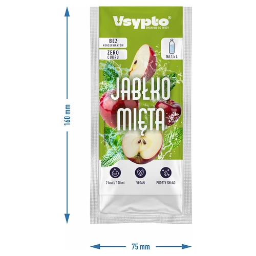 VSYPTO с вкус Ябълка и Мента, 9 g - 4