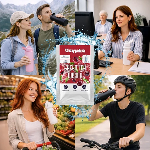 VSYPTO със вкус Зелен чай & Вишна, 3g - 8