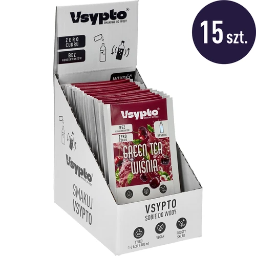 VSYPTO със вкус Зелен чай & Вишна, 3g - 10