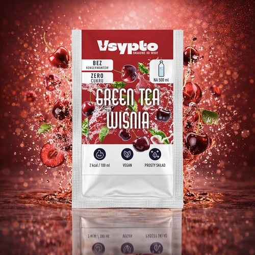 VSYPTO със вкус Зелен чай & Вишна, 3g - 5