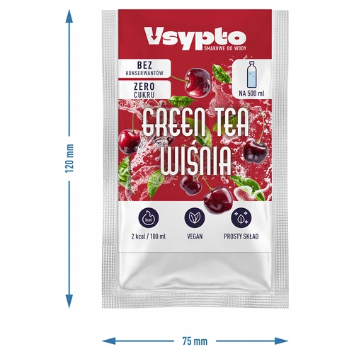 VSYPTO със вкус Зелен чай & Вишна, 3g - 4