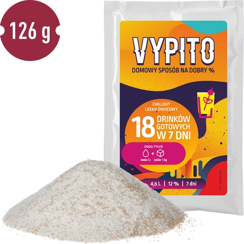 VYPITO 12%, саше за 18 коктейла - Chillout леко плодов, 126 г - 3