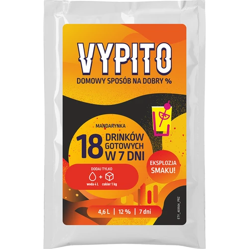 VYPITO 12%, саше за 18 коктейла - Мандарина, 126 г