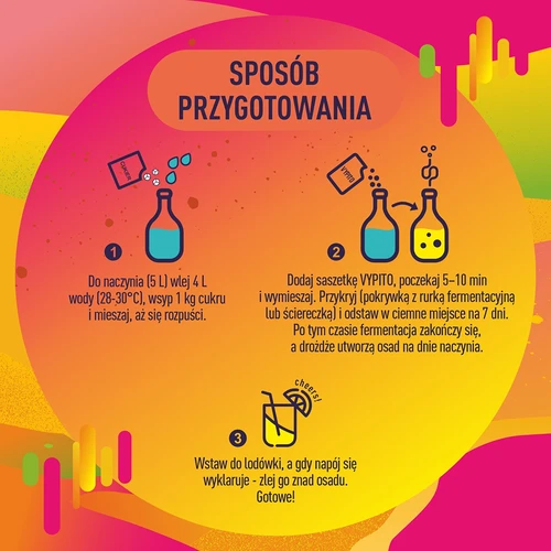 VYPITO 12%, саше за 18 коктейла – Multitropic, 126 г - 5
