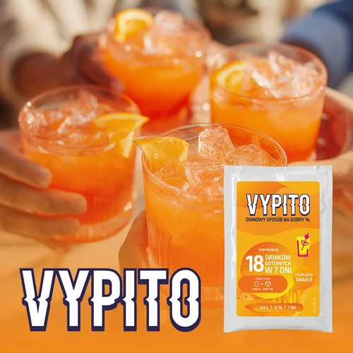 VYPITO 12%, саше за 18 коктейла - Портокал, 126g - 6