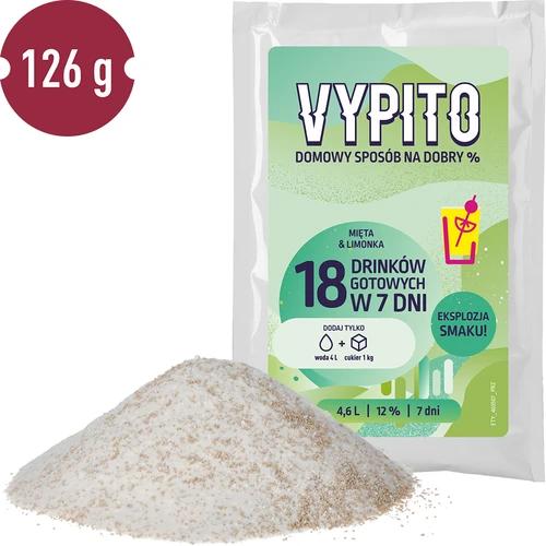 VYPITO 12%, саше за 18 напитки – Мента-Лайм, 126 г - 3
