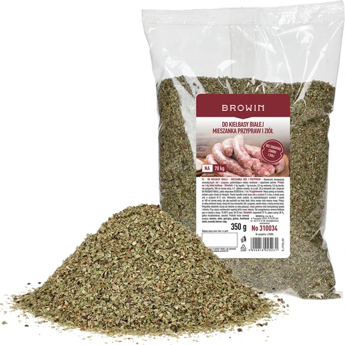 За бяла наденица - смес от подправки и билки, 350 g - 2